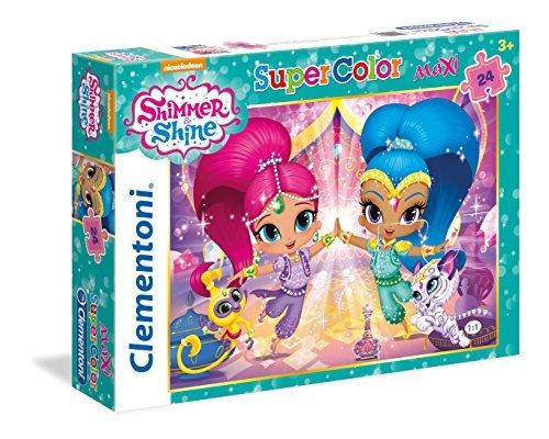 Clementoni - 24486 - puzzle - shimmer and shine - 24 maxi pièces