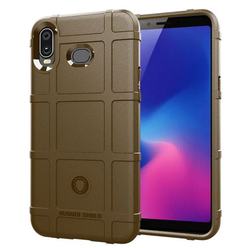 Etui Coque de protection durable anti choc pour Samsung Galaxy A6S - Brun