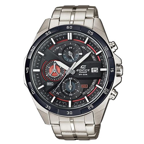 CASIO EDIFICE Chronograph Quarzuhr,Armbanduhr,Herrenuhr,bis 10 bar wasserdicht, Edelstahlarmband