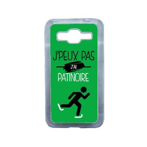 Coque j peux pas j ai patinoire 11 compatible samsung core prime transparent