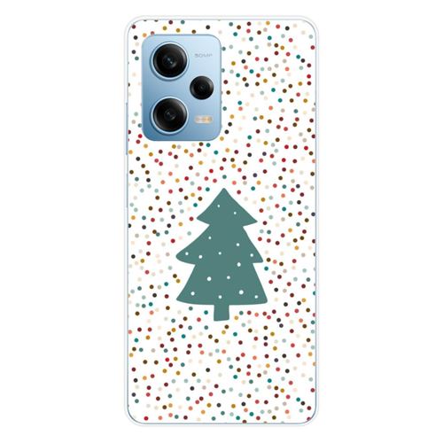 Coque en silicone imprimée compatible Xiaomi Redmi Note 12 Pro 5G Poco X5 Pro NO Sapin de Noël