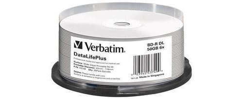 Verbatim DataLifePlus - BD-R DL x 25 - 50 Go - support de stockage