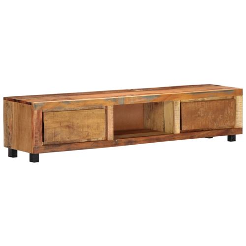 vidaXL Meuble TV 150 x 30 x 33 cm Bois de récupération massif