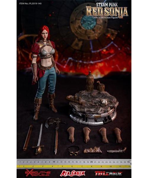 Figurine Phicen TbLeague - Steam Punk Red Sonja