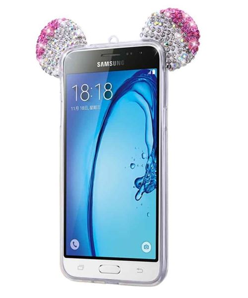 Coque pour Samsung Galaxy J5 2016 ,Coque Oreilles Minnie Mickey J5 2016