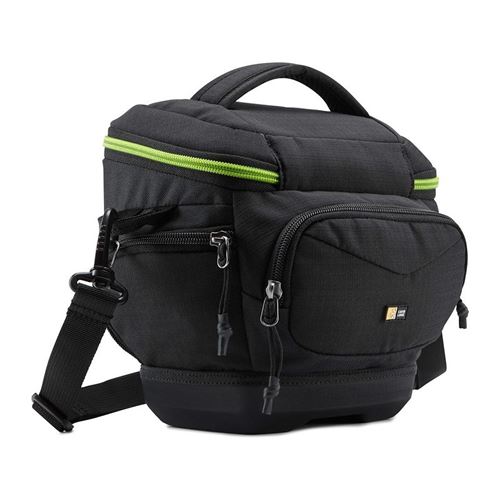 Case logic kontrast etui semi-rigide en nylon pour appareil photo hybride caméscope noir