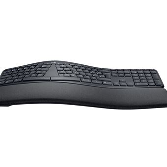 Logitech Ergo Series ERGO K860 for Business - Clavier - full size - sans fil - 2.4 GHz, Bluetooth 5.0 LE - QWERTY - Espagnol - Europe - graphite - 1