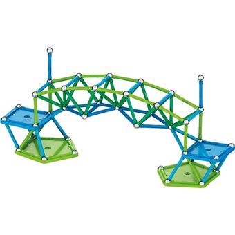 Geomag Classic Color 255 – 120 Pièces – Jeu De Construction Magnétique Suisse – Barres 58 Mm