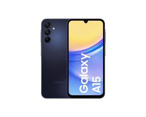 Samsung Galaxy SM-A155F 16,5 cm (6.5 ) Double SIM hybride Android 14 4G USB Type-C 8 Go 256 Go 5000 mAh Noir, Bleu