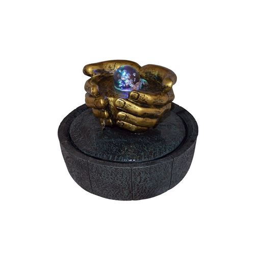 Zen Light - Fontaine zen Lhassa avec éclairage LED