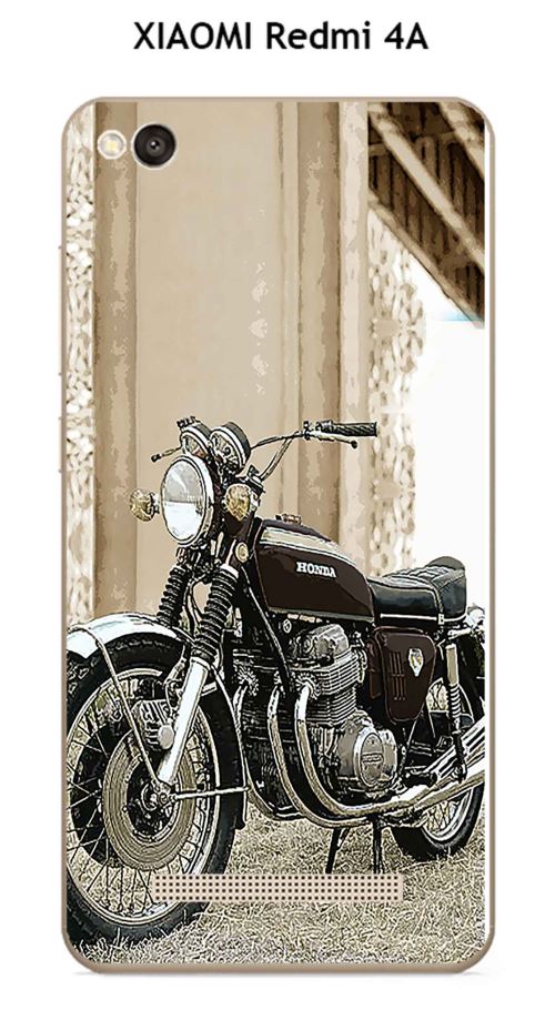 Coque XIAOMI Redmi 4A design Moto vintage Honda 750 Four