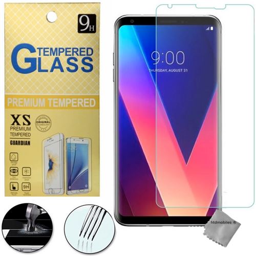 Film de protection vitre verre trempe transparent pour LG V30