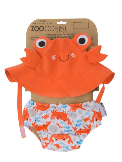Maillot & chapeau Crabe (12-24M)