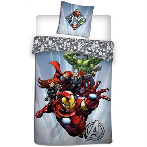 Avengers Game - Parure de Lit Enfant - Housse de Couette