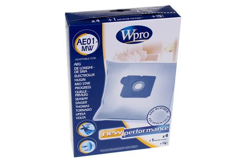 Whirlpool Sac Aspirateur Modèle 481281718608 pour Aspirateur Universeel