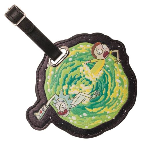 Étiquette de bagage Rick et Morty Portal