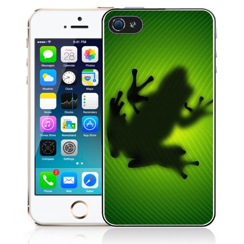 Coque pour iPhone 5C grenouille feuille