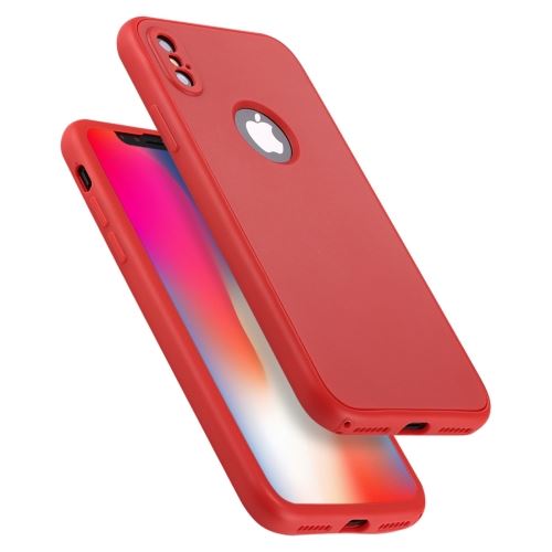 Iphone X / Xs Coque Protection Plastique Detachable Rouge Als81133