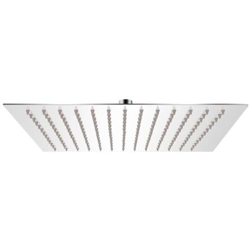 vidaXL Tête de douche plongeante carrée en acier inoxydable 25x25 cm