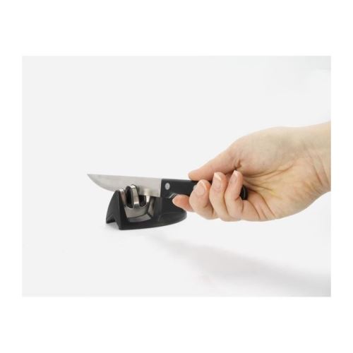 EQUINOX Aiguiseur a couteau 9x5x4 cm noir