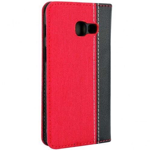 Etui folio Denim II pour Galaxy A3 2017 - Rouge MOOOV®