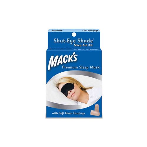 Masque de Nuit et Bouchons d'Oreilles Mack's