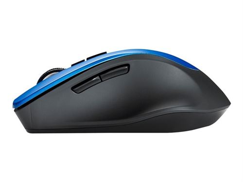 ASUS WT425 - Souris - pour droitiers - optique - 6 boutons - sans fil - 2.4 GHz - récepteur sans fil USB - bleu roi - pour 15; ROG Strix G15; ROG Zephyrus G14; TUF Gaming F15; F17; FX505; TUF505; ZenBook 13; 14