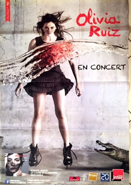 Olivia RUIZ - 80x120 cm - AFFICHE / POSTER