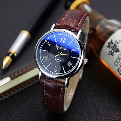 OHP Montre Femme Quartz Brun+Noir YAZOLE 313