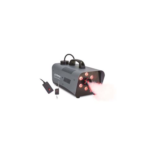 PARTY FOG1200LED Machine a fumée 1200w avec 6 led RVB - Noir et gris