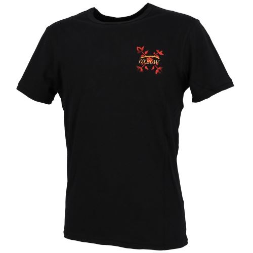 Tee shirt manches courtes Oxbow Trope m1 noir flower Noir taille : S réf : 40675