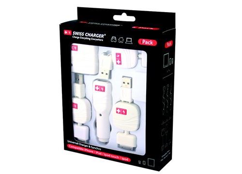 SWISS CHARGER iPack chargeur iPhone iPod iPad