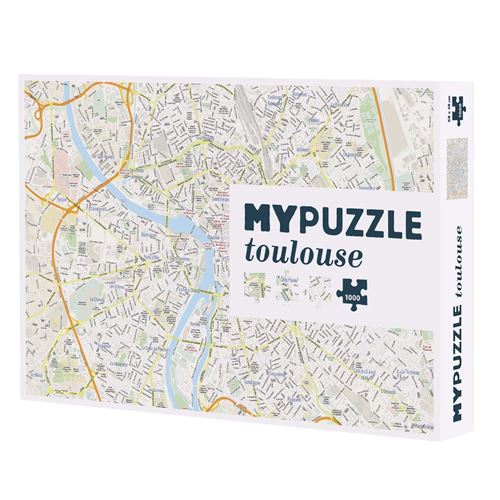 Puzzle 1000 pièces MYPUZZLE TOULOUSE HELVETIQ Multicolore