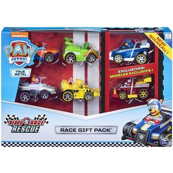 Pack de 6 véhicules Paw Patrol True Metal Ready Race Rescue