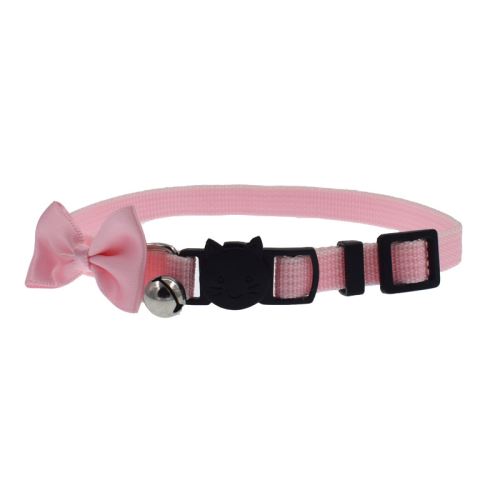 Comparer les prix de Collier chien ,noeud papillon et clochette et Boucle Securite - Rose clair