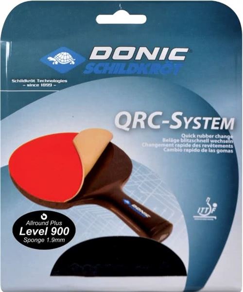 Donic-Schildkrìt Rouge Revêtement Donic Schildkröt Qrc Rubber Pour Carbotec 900