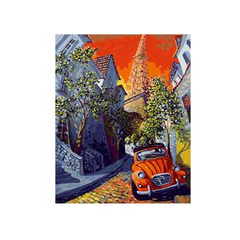 Schipper - Peinture aux numéros - La Petite Citroen Rouge 40x50cm - multicolore - 1