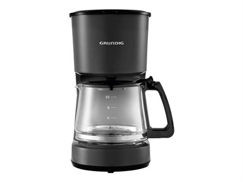 Grundig km4620 machine à café en plastique noir 900 w 10 tasses 1,25 l 1000