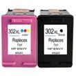 2 cartouches 302 XL BK & Color pour imprimante HP Envy 4520