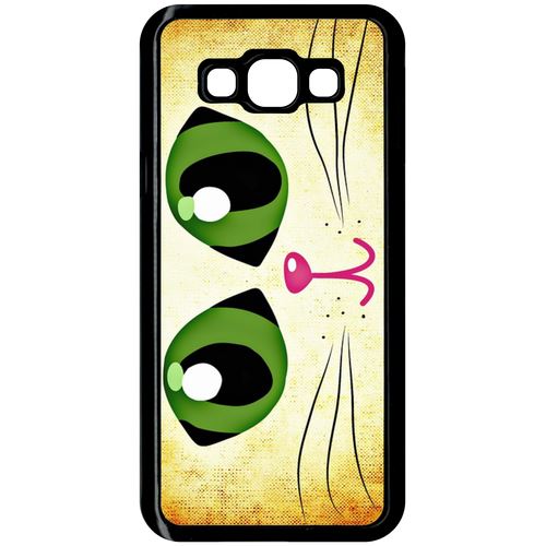 Coque Samsung Galaxy A8 Yeux De Chat Vert