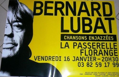 Bernard LUBAT - 50x70 cm - AFFICHE / POSTER