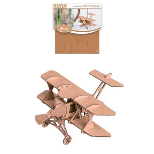 Déco 3D en carton – Avion