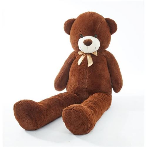 LEON Ours en peluche 200 cm marron