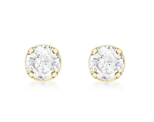 Carissima Gold - Boucles d'Oreille - 1.58.6989 - Femme - Or Jaune 375/1000 (9 Cts) 0.33 Gr - Oxyde de zirconium