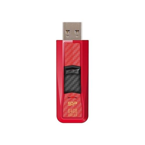 Clé USB Silicon Power B50 64 GB Rouge Noir