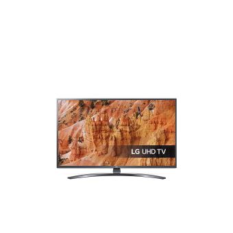 LG 55UM7400PLB - Classe de diagonale 55" TV LCD rétro-éclairée par LED - Smart TV - webOS, ThinQ AI - 4K UHD (2160p) 3840 x 2160 - HDR - LED à éclairage direct - 1