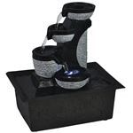 vidaXL Fontaine d'intérieur avec lampe LED Polyrésine