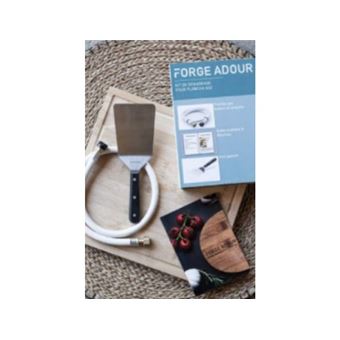 Kit de démarrage Plancha Forge Adour : Spatule, Flexible, Recettes