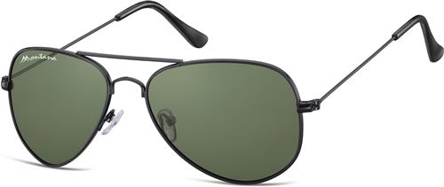 Montana lunettes de soleil unisexe cat.3 noir/vert (S94F)