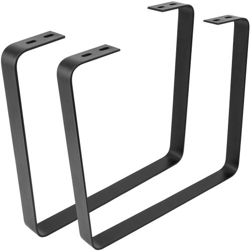 Pieds rectangulaire de petite table et banc en acier 480 x 45 x 420 mm 2-pack